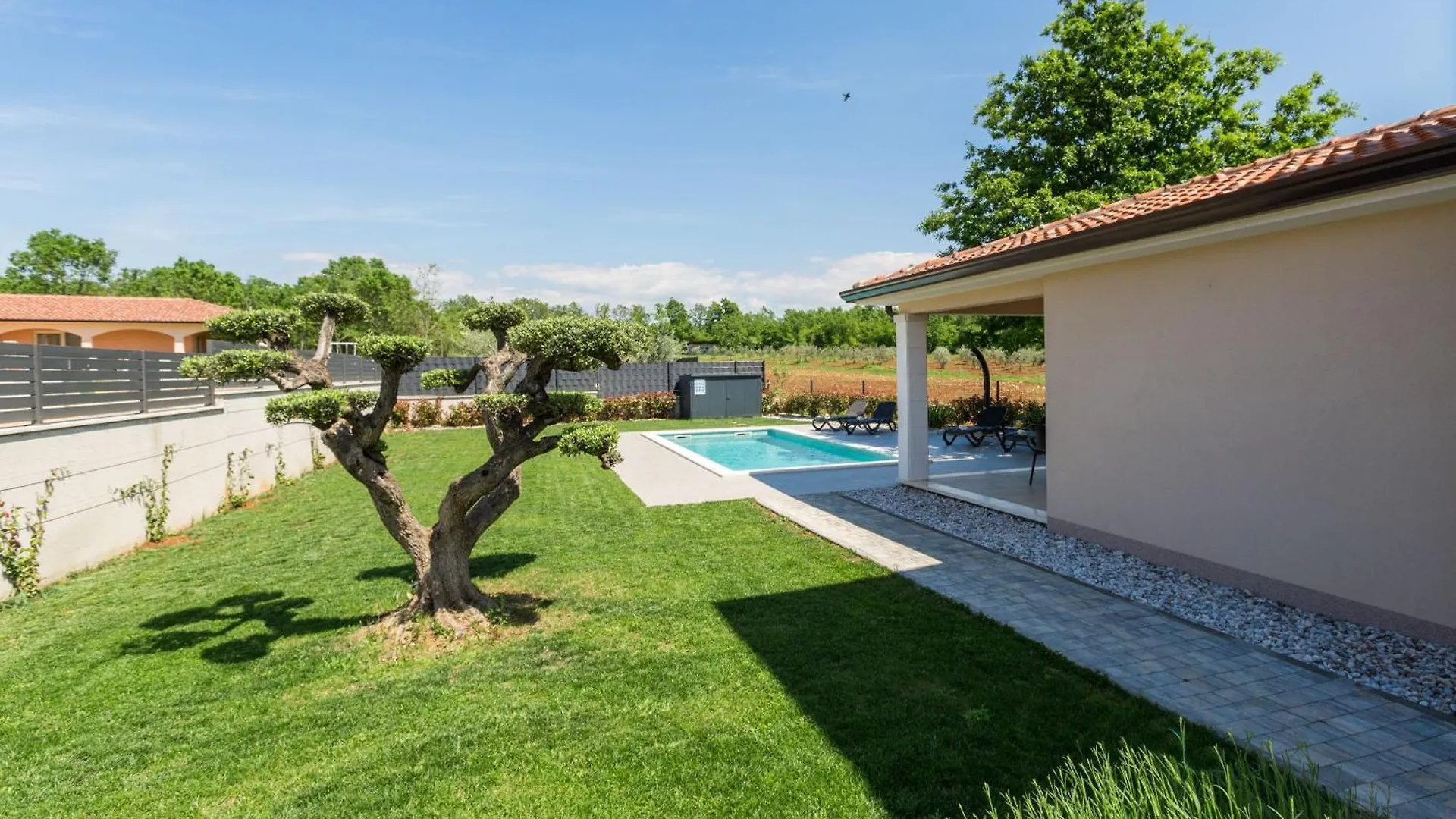בית נופש פורץ Moderne Villa Stefany Mit Pool Und Panoramablick קרואטיה