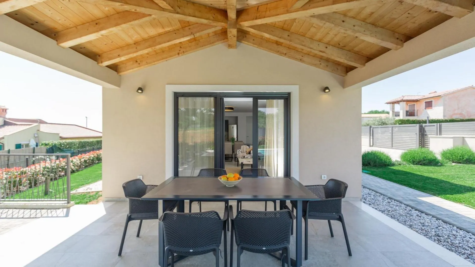 פורץ Moderne Villa Stefany Mit Pool Und Panoramablick 0*,
